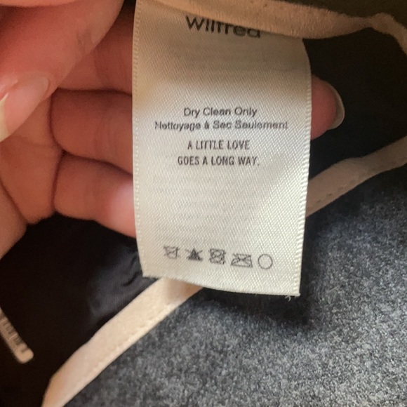 Aritzia Wilfred Tie-Front Wool Blend Trousers - Picture 6 of 7